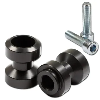 Bobbin's "Racing" M10 (1.25) black anodized Ø24.5mm Pack of 2 *