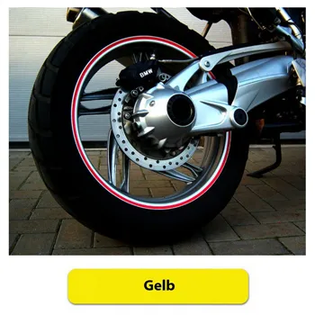 cafe 4 racer - Pásik na koleso GP STYLE 16-19 palcov MODRÁ - HS MOTO Germany Pásiky na kolesá 