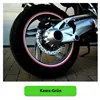 cafe 4 racer - Dekoratívna sada pruhov "16-17 palcov" 16-17 palcov 5 mm Kawagreen sada 4 ks, každý 150 cm - HS MOTO Germany Pásiky na kolesá 4251352636522