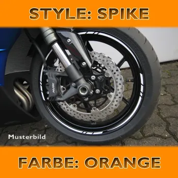 cafe 4 racer - Pásik na koleso GP STYLE 16-19 palcov KAWASAKI ZELENÁ - HS MOTO Germany Pásiky na kolesá 