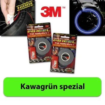 cafe 4 racer - Nálepka na okraj ráfika "Monster" modrá, šírka 7 mm, predtvarovaná pre ráfiky 16-19 palcov - HS MOTO Germany Pásiky na kolesá 4251352654540