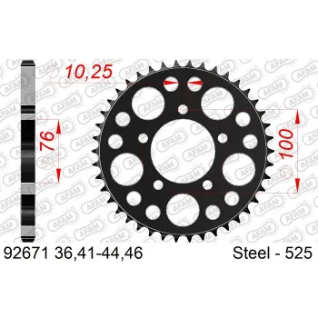 cafe 4 racer Chain & Sprocket custom bike parts 
