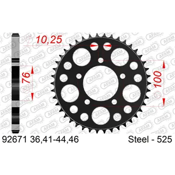 cafe 4 racer Řetězové kolečká - Rozety zadné  custom bike parts 