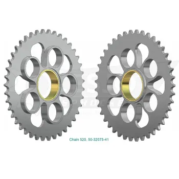cafe 4 racer Reťazové kolečká - Rozety zadné  custom bike parts 