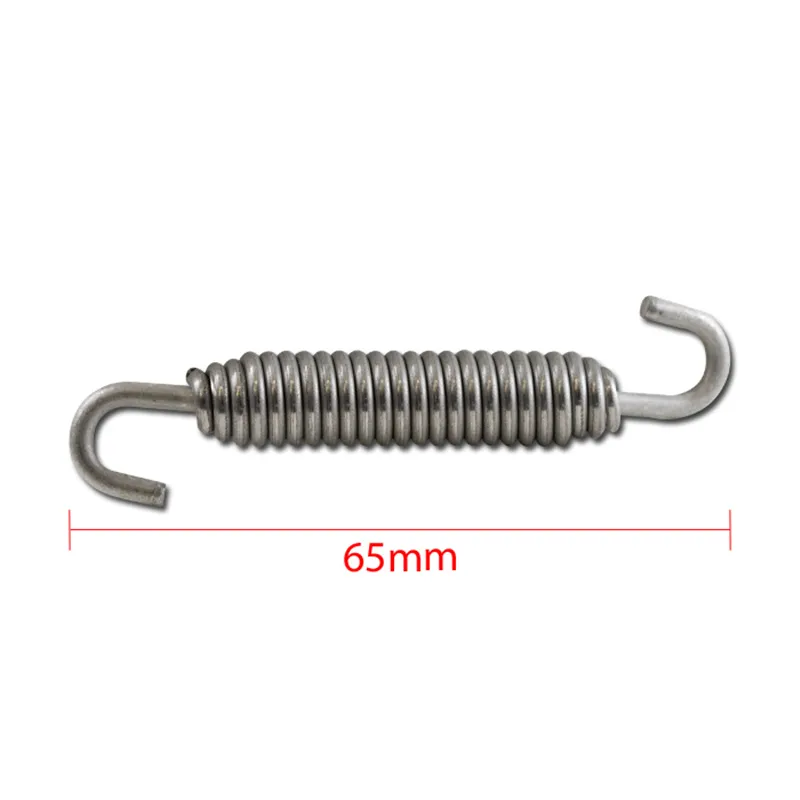 cafe 4 racer - Exhaust Spring Total Length: 60 x Ø10 mm Pack of 1 Piece V2A Stainless Steel - HS MOTO Germany Accessories 4251352629357