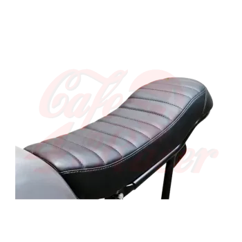 cafe 4 racer - SADA ZADNÉHO RÁMU DOUBLE 47cm vrátane SEDADLA - BMW R s dvoma zadnými tlmičmi - Studiofibre KIT 