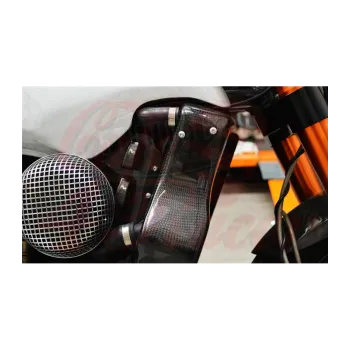 cafe 4 racer - Carbon Fiber RADIATOR GUARDS - BMW K100 / K75 - Cafe4Racer ABS & Carbon parts 