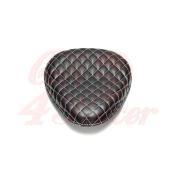Černobílý diamantový steh Universal Custom Old Skool Single Seat