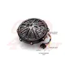 MONZA 5.75 Inch CNC LED Headlight - Union Jack Grill - Black