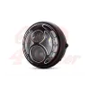 cafe 4 racer - 7" Integrated LED Headlight + Eight Ball Grill Cover Black & Contrast - MAX-INC  LED Headlight & inserts 