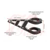 cafe 4 racer - MAX Stomp Black + Contrast CNC Machined Headlight Brackets - MAX-INC  Headlights brackets & holders 