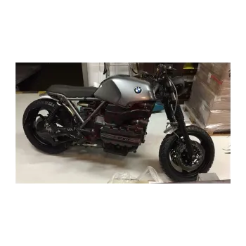cafe 4 racer - Dvojité sedlo pre BMW K75/K100 - viacero možností výberu - Studiofibre Čalúnené 