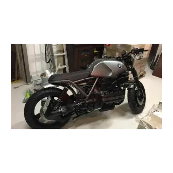 cafe 4 racer - Dvojité sedlo pre BMW K75/K100 - viacero možností výberu - Studiofibre Čalúnené 