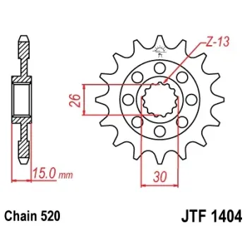 cafe 4 racer Reťazové kolečká - predné  custom bike parts 