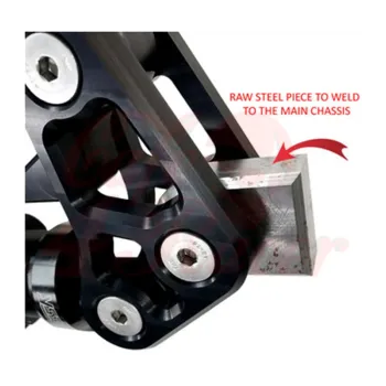 cafe 4 racer - SideWinder Meccanica M-kit BMW R series Monolever - BLACK - YSS R-monolever SideWinder 