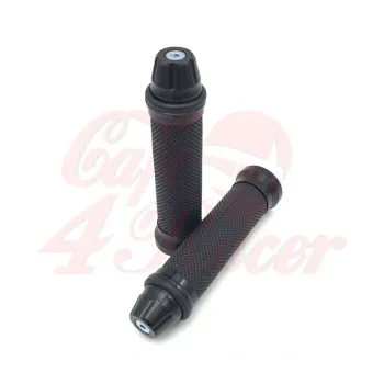 cafe 4 racer - Pár gripů PROTON BLACK - BRAZOLINE 22 mm & 7/8 inch 