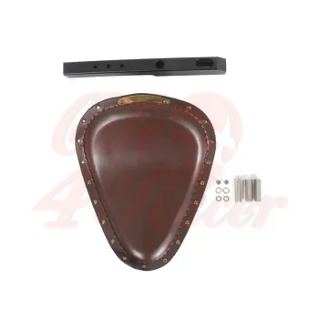 cafe 4 racer - BMW R series Bobber seat with brace BROWN - Cafe4Racer Bobber 
