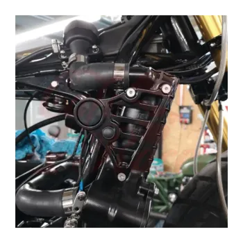 cafe 4 racer - BMW K75 K1100 K100 Hliníkový držák M-lock na pravé straně černý - Cafe4Racer Retroridní díly 