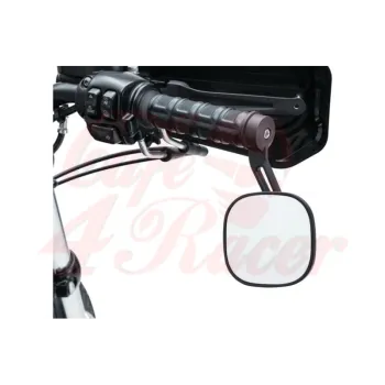 cafe 4 racer - Dillinger Bar End Mirrors Black - Cafe4Racer Bar end mirrors 4054783041374
