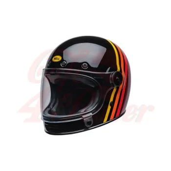 cafe 4 racer - Přilba BELL Bullitt Retro full face Reverb lesklá černá/červená - BELL BELL Celotvárové přílby 