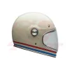 cafe 4 racer -  Přilba BELL Bullitt Retro celoobličejová lesklá bílá Oxblood blue - BELL BELL Celotvárové přílby 