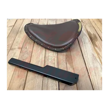 cafe 4 racer - BMW R series Bobber seat with brace BROWN - Cafe4Racer Bobber 