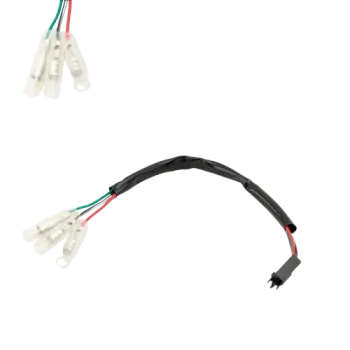 cafe 4 racer - Adapter Cable "KZB" HONDA Monkey / Dax 125 | Japan 2-Pin Round Connector Female Ø 3.5mm - HS MOTO Germany Adapter cable 4251352626707