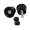 cafe 4 racer - Handlebar End Weights D30 "BASIC" M8Y Yamaha Pair (2 Pieces) Black Anodized Aluminum Adapter for - HS MOTO Germany Bar Ends 4251926911048