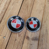 cafe 4 racer - BMW 2 pin LOGO 82mm R&S karbonový emblém na kapotu nebo kufr OEM 51148132375 - Cafe4Racer Emblémy Nálepky Logá 