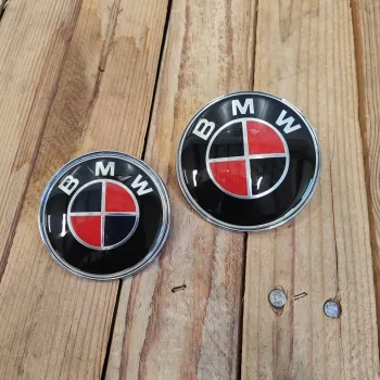cafe 4 racer - BMW 4x68mm 50 let M Heritage kryty kol OEM 36136783536 - Cafe4Racer Emblémy Nálepky Logá 
