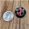cafe 4 racer - BMW 2 pin LOGO 82mm R&B karbonový emblém na kapotu nebo kufr OEM 51148132375 - Cafe4Racer Emblémy Nálepky Logá 