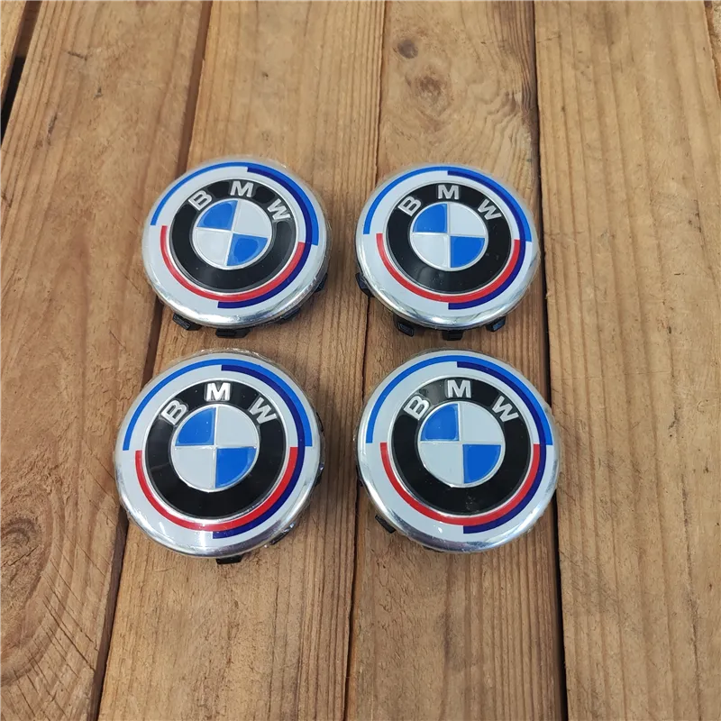 cafe 4 racer - BMW 4x68mm 50 let kryty kol OEM 36136783536 - Cafe4Racer Emblémy Nálepky Logá 