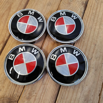 cafe 4 racer - BMW 4x56mm R&S karbonové kryty kol OEM 36136850834 - Cafe4Racer Emblémy Nálepky Logá 