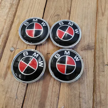 cafe 4 racer - VW 4x65mm ČERVENÝ kryt kola OEM VW3B7601171 - Cafe4Racer Emblémy Nálepky Logá 