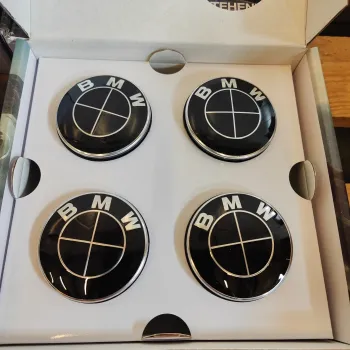 cafe 4 racer - BMW 4x68mm M Performance wheel caps OEM 36136783536 - Cafe4Racer Billet Emblems Stickers Logos 