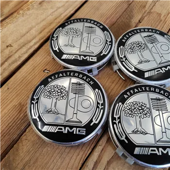 cafe 4 racer - MERCEDES 4x75mm AMG Affalterbach wheel caps OEM A17140001259040 - Cafe4Racer Billet Emblems Stickers Logos 