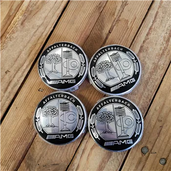 cafe 4 racer - MERCEDES 4x75mm AMG Affalterbach wheel caps OEM A17140001259040 - Cafe4Racer Billet Emblems Stickers Logos 