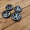 cafe 4 racer - VW 4x65mm ČERNÝ kryt kola OEM VW 5G0601171 - Cafe4Racer Emblémy Nálepky Logá 