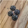 cafe 4 racer - BMW 4x56mm ČIERNE kryty kolies OEM 36136850834 - Cafe4Racer Emblémy Nálepky Logá 