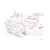 cafe 4 racer - BMW K100 Kryt chladiča - ľavá strana - OEM part Bočné kryty nádrže 
