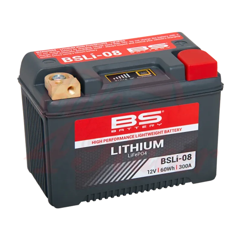 cafe 4 racer - BS-Battery Lítiová batéria 12V / 60Wh / 300CCA   BSLi-08 - BS Battery Lítiové batérie 