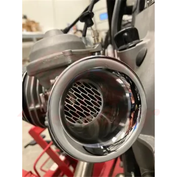 cafe 4 racer - BMW R45 R65 R80 R90 R100 Hliníkový kryt sacího hrdla karburátoru - Cafe4Racer Vzduchové filtry 