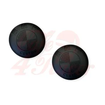 cafe 4 racer - BMW K 75/100/1100/K1 TANK logo 70mm 2ks černá 46637686746 - Cafe4Racer Emblémy Nálepky Logá 
