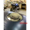 cafe 4 racer - BMW K75/100/1100 stříbrná se stříbrným uzávěrem - Cafe4Racer Víčka nádrží 