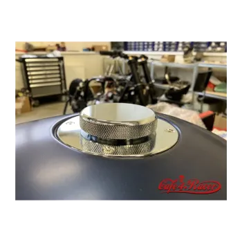 cafe 4 racer - BMW K75/100/1100 stříbrná se stříbrným uzávěrem - Cafe4Racer Víčka nádrží 