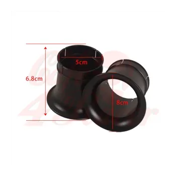cafe 4 racer - BMW R45 R65 R80 R90 R100 Aluminum Carburetor Air Inlet Intake Funnel Cover BLACK - Cafe4Racer Air filters 