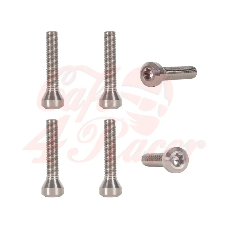 5pcs BMW R NINET Motorcycle Rear Wheel Titanium Bolt SILVER