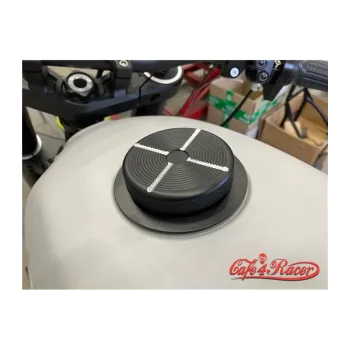 cafe 4 racer - Sada víčka benzínu BMW Airhead Monza černá - Cafe4Racer Nádrže a uzávěry 
