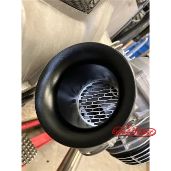 cafe 4 racer - BMW R45 R65 R80 R90 R100 Aluminum Carburetor Air Inlet Intake Funnel Cover BLACK - Cafe4Racer Air filters 