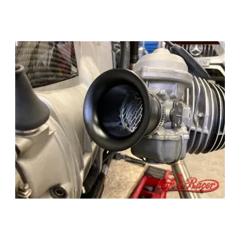 cafe 4 racer - BMW R45 R65 R80 R90 R100 Aluminum Carburetor Air Inlet Intake Funnel Cover BLACK - Cafe4Racer Air filters 